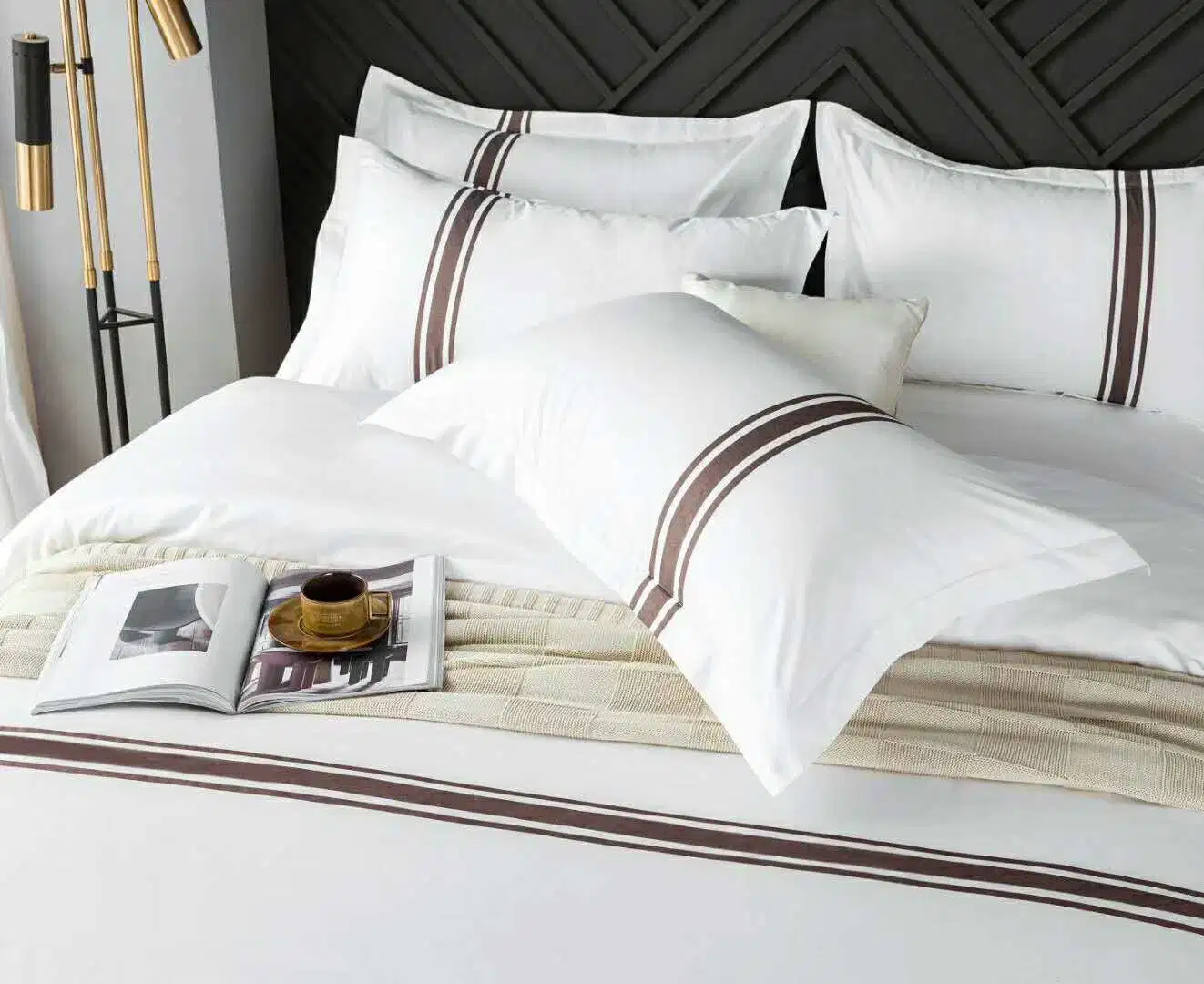 Shenone Cheap Price Apartment Use High quality/High cost performance Luxury Cotton Box Design Bedding Sets Bed Sheet 100% Egyptian Hotel Textile