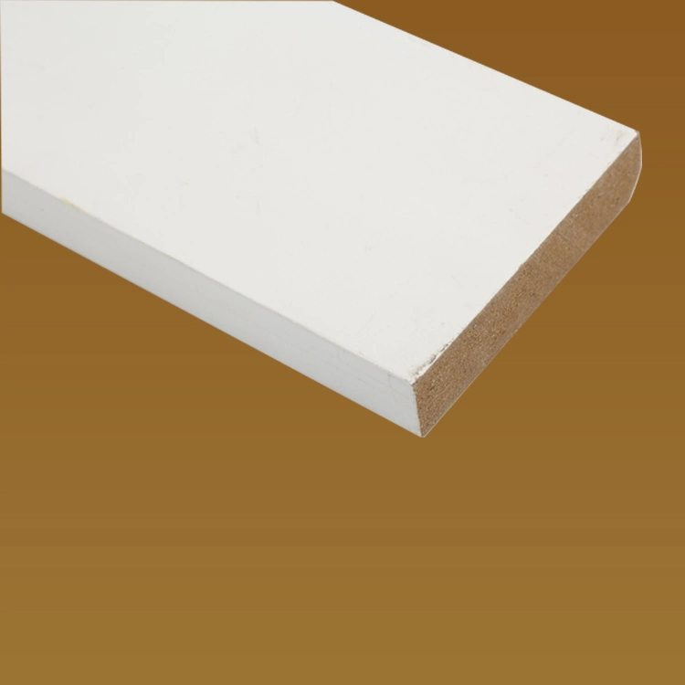 Rodapé de MDF revestido de gesso para decoração de pavimentos