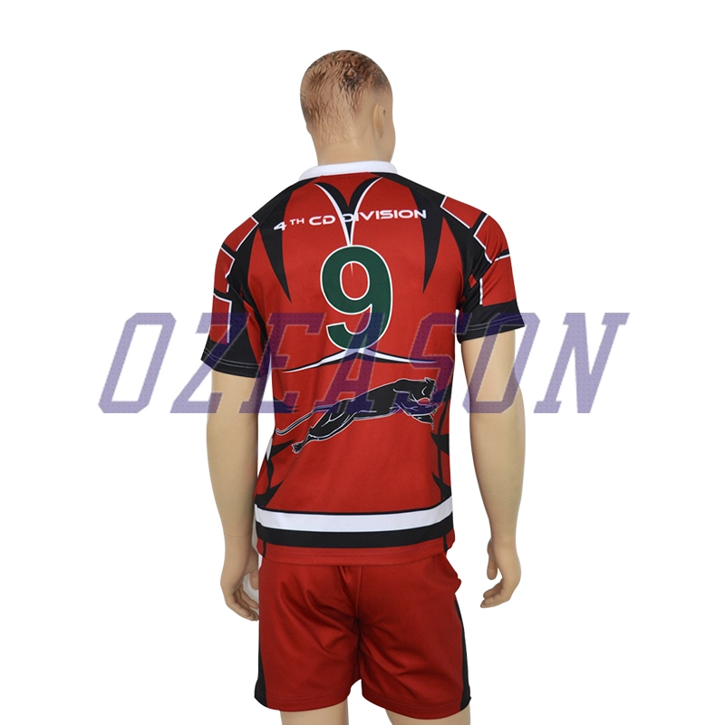 Custom Summer New Men Women Team Set Rugby Shirt Print Mesh Breathable All Color Rugby Jersey