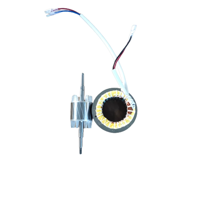 Induction Motor Parts Rotor and Stator with Wiring Winding Ready to Assemble