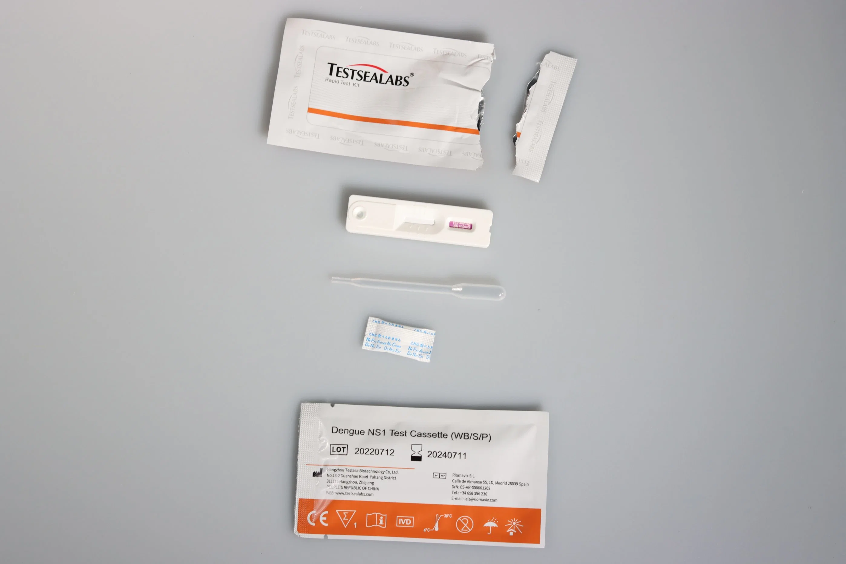 Dengue Rapid Test Kit Antigen Ns1 AG Test Igm/Igg Test Cassette Ns1/Igm/Igg Testing kit