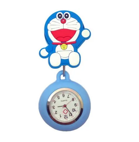 Cartoon Women Lovely Badge Reel Nurse Watch