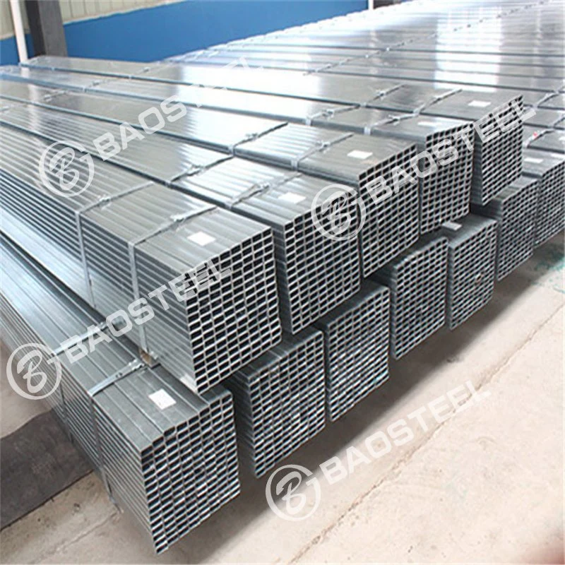 200-400G/M2 Gi S235jrh/S355j2h Pipe Hot Dipped Galvanized Rectangular Steel Tube Gi Pipe Galvanized