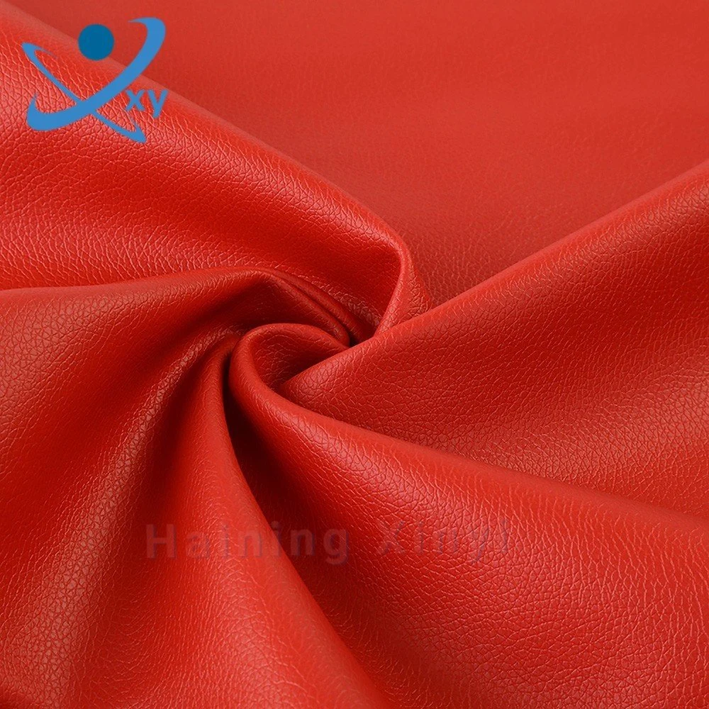 Leather Factory Wholesale/Supplier Fashion Artificial Padded Suede PVC Synthetic Fabric Designer Leather Upholstery Fabric for Shoes