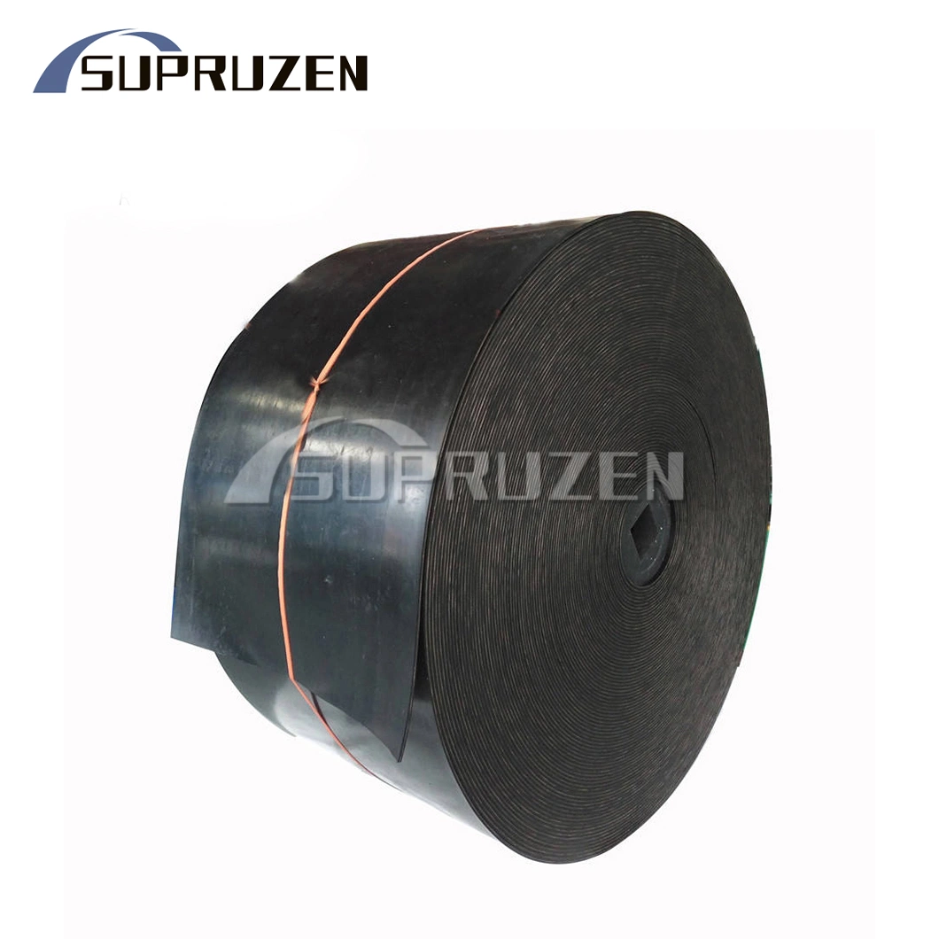 Sunmu Industry Fire Resistant Plate Large Automatic Rubber Conveyor Belt China Suppliers 6mm 7mm 8mm Belt Thickness Round Rubber Conveyor Belt with S-Rim