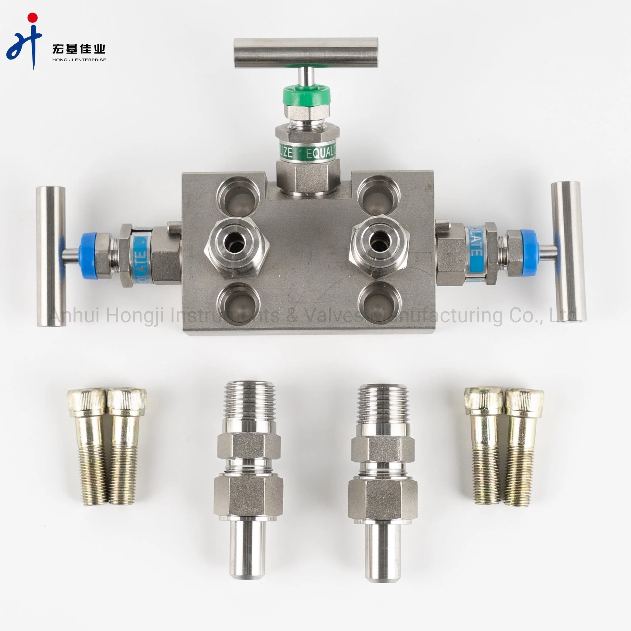 Needle Valve Nanufacture High Pressure 3-Valve Manifolds 6000psi Produce with Stainless Steel 3% off