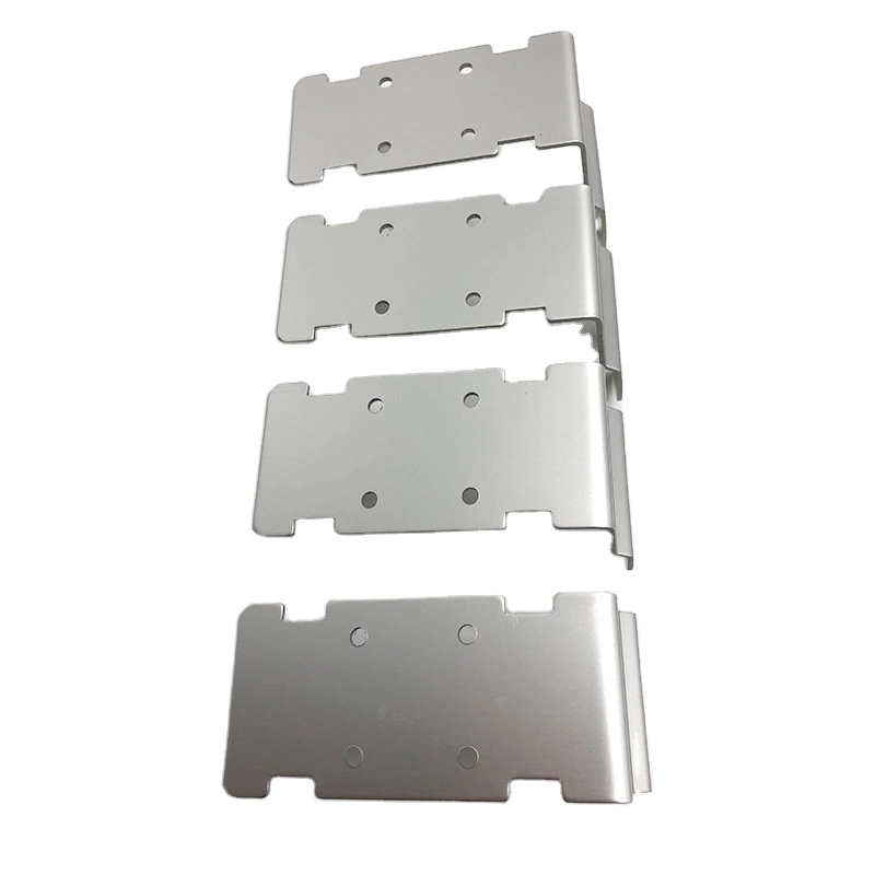 Brushed Aluminum Sheet Metal Stair Parts Brackets Metal Base Plate