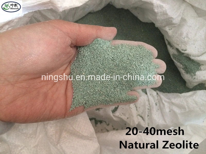 2-4mm, 5-8mm, 30-50mm Natural Green Clinoptilolite Zeolite for Water Treatment