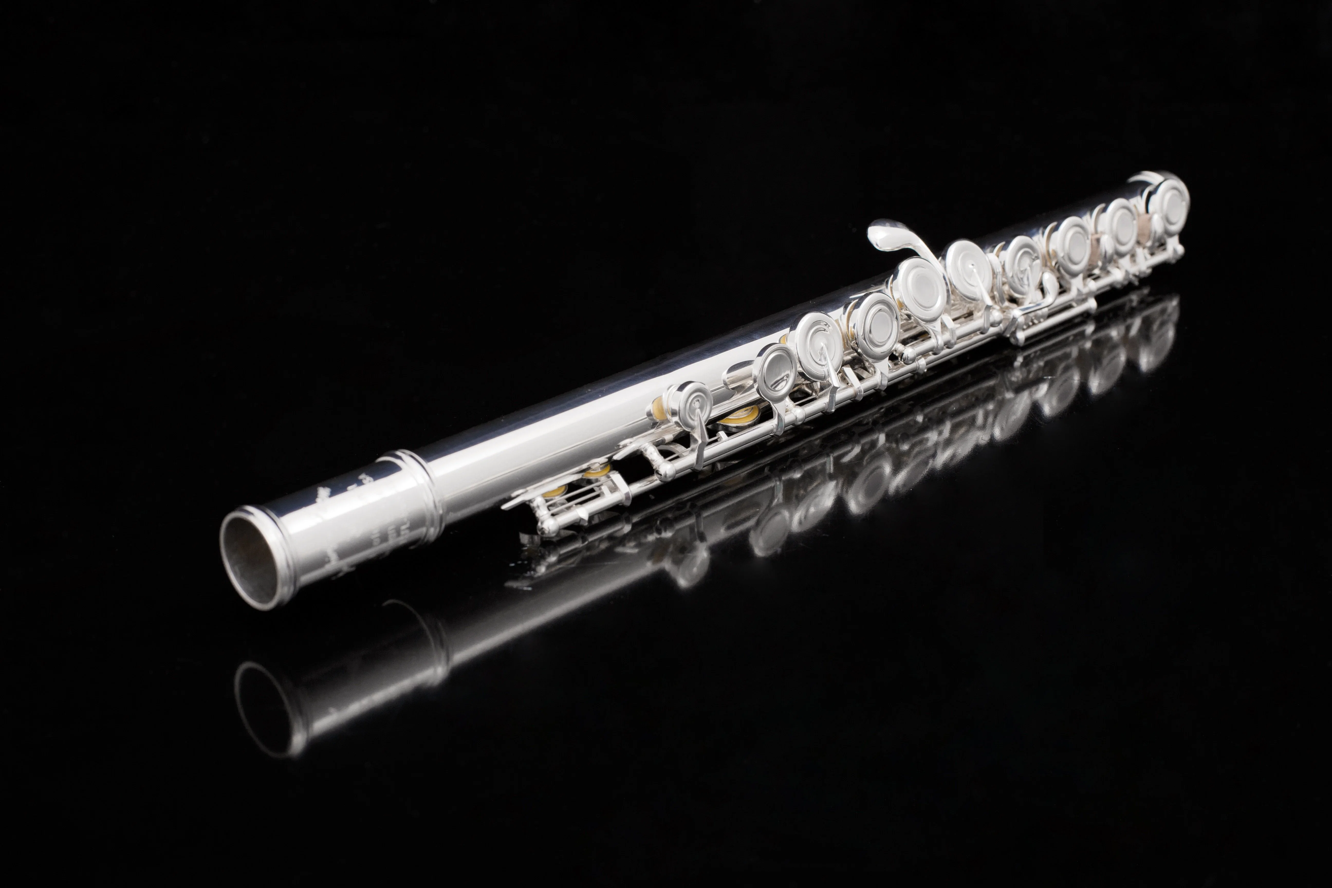 Very Good 925 Solid Silver Flute Handmade