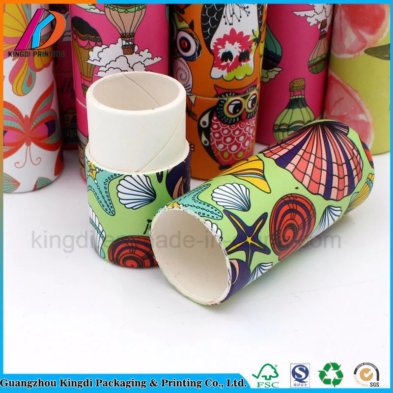 Eco Friendly Biodegradable Push up Paper Tube for Lip Balm