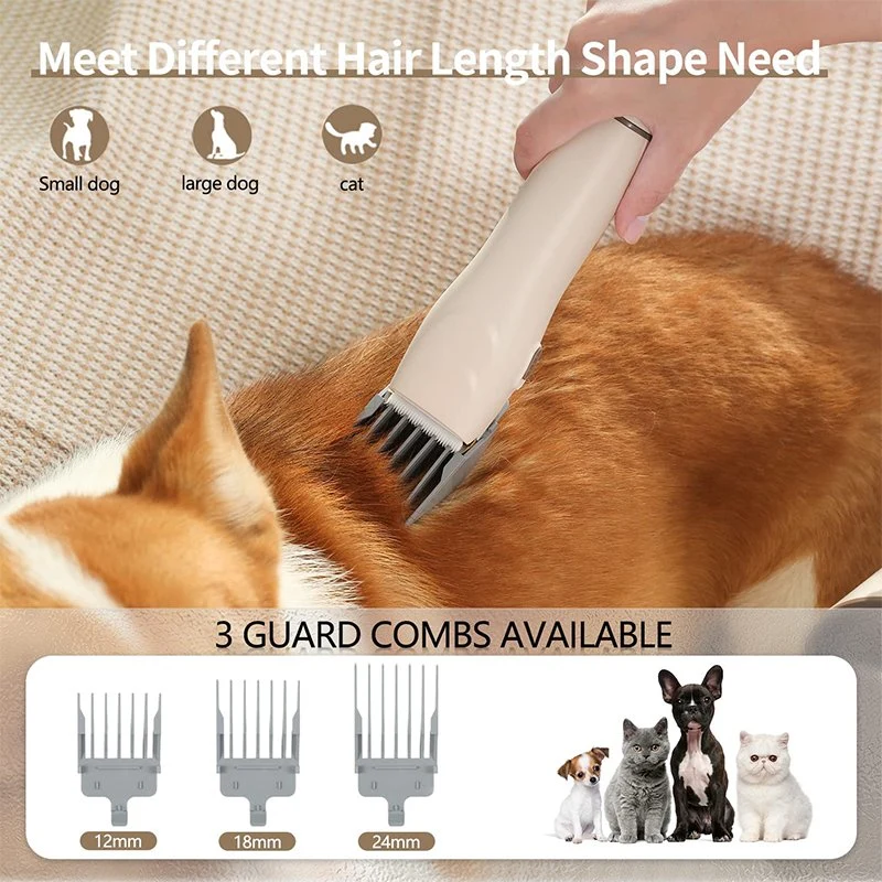 Home Productos de cuidado de Perros Gatos Eliminador de pelo de mascotas Pet Grooming Aspiradora con 6 cepillos