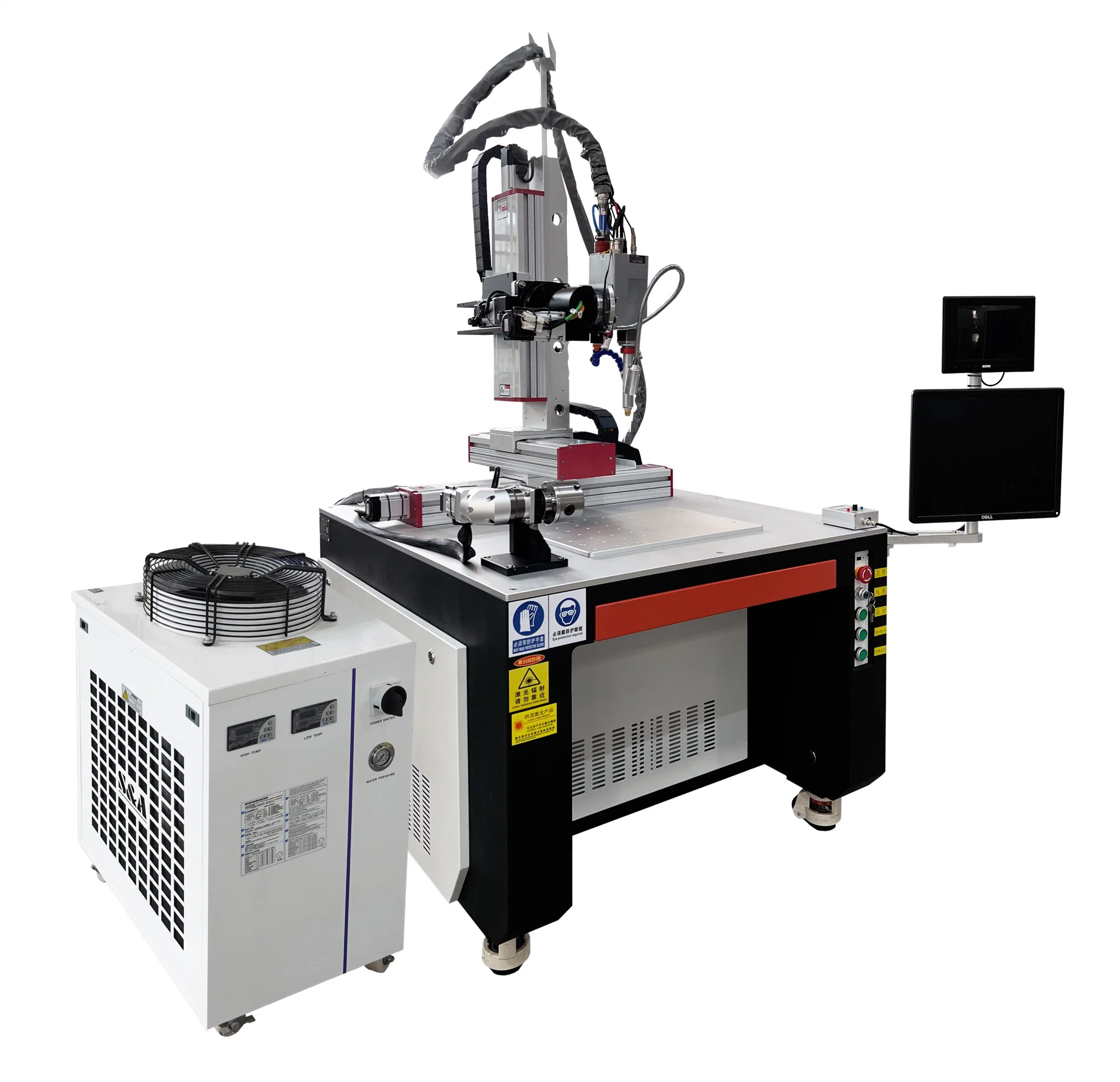 Aluminum Alloy Battery Power Cell Qcw 150W Spot Laser Welding Machine Fiber Source