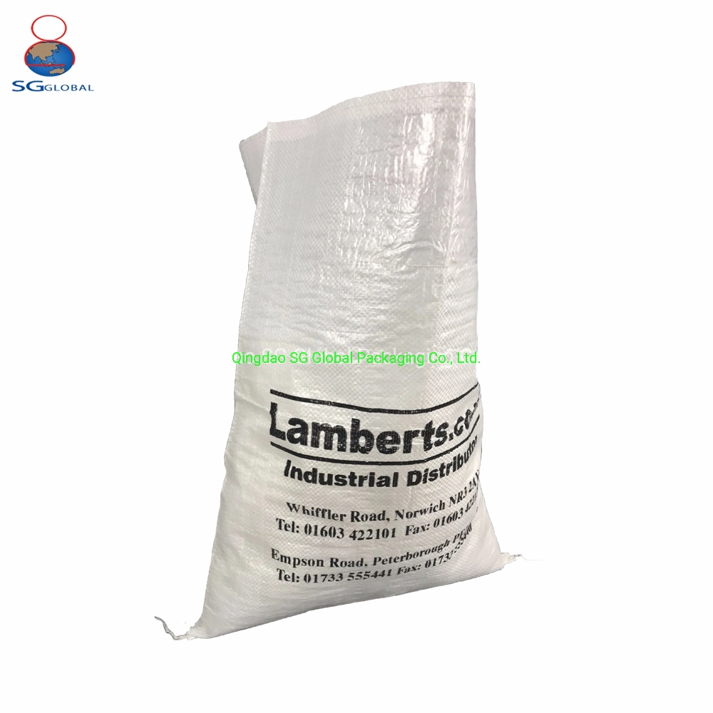 SGS Grs Factory BOPP Polypropylene Laminated Packaging 25kg 50kg Sack Packing Grain Rice Potato Flour Sugar Fertilizer Seed Feed Maize Transparent PP Woven Bag