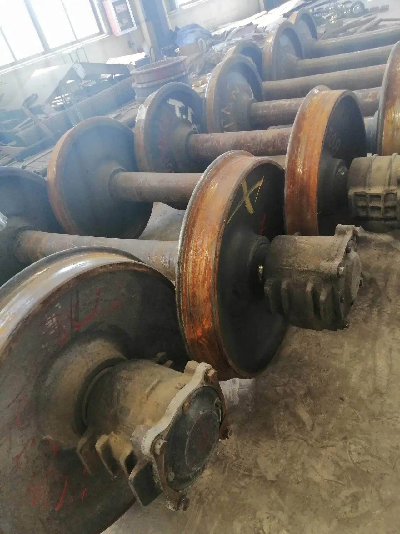 Heavy Duty Truck Semi Trailer Axles 12t BPW Wheel Hubs