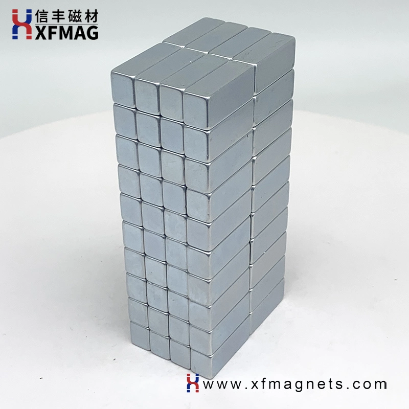 Zn-Beschichtung Seltene Erden Blockmagnet Permanenter Starker Rechteckmagnet Magnetische Produkte