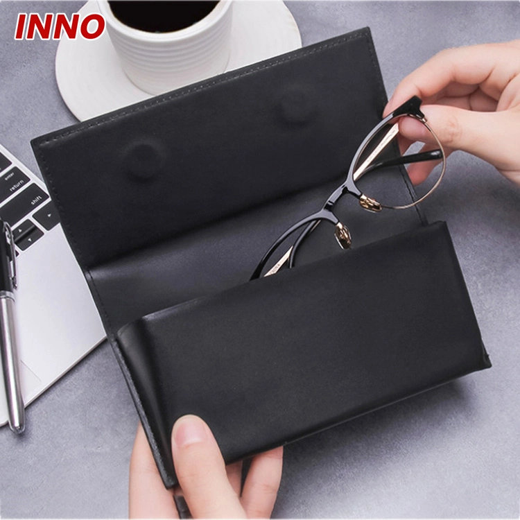 Inno-R032 gute Qualität Neue Designer Brille Box Kits Brand Bag Custom Logo PU Leder Sonnenbrille Tasche umweltfreundlich