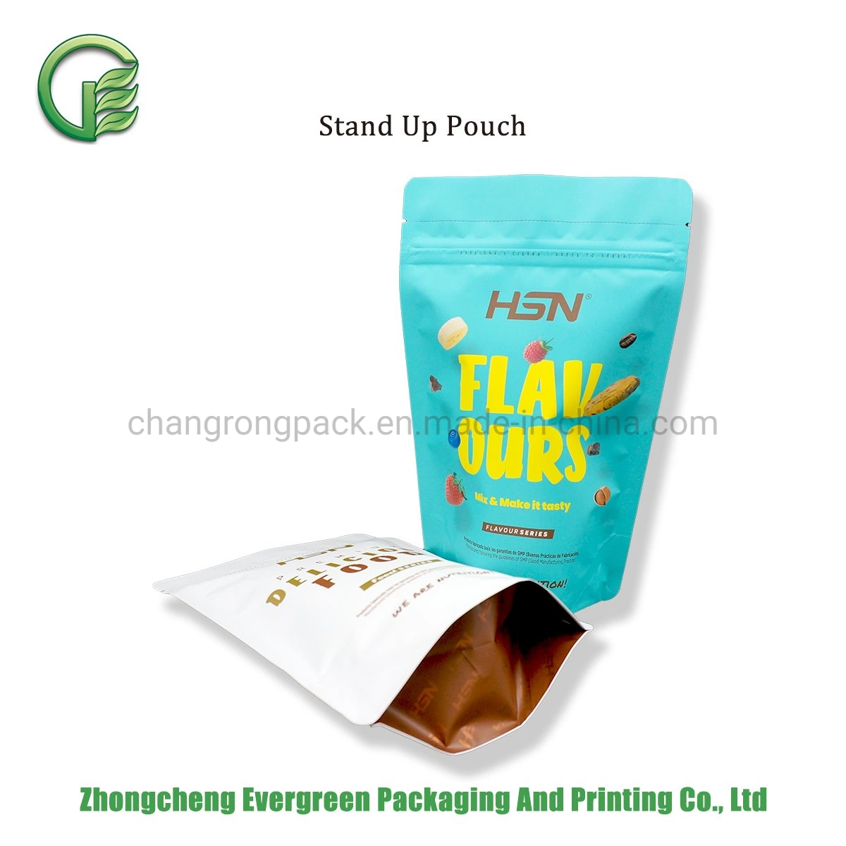 Nutritional Supplements Whey Protein Powder Proof Shake Anti Static Resealable Zipper Sticker High Barrier Plastic Packaging Stand up Doypack Packaging Bag