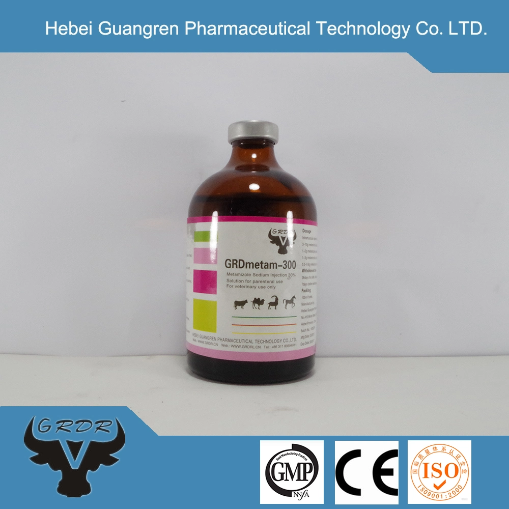 Analgin Injection Antipyretic for Animals Antipyretic for Fever, Rheumatic Hernia, Analgesia, Anti-Inflammatory, Pigs, Cattle, Sheep, Dogs, Cats and Pets