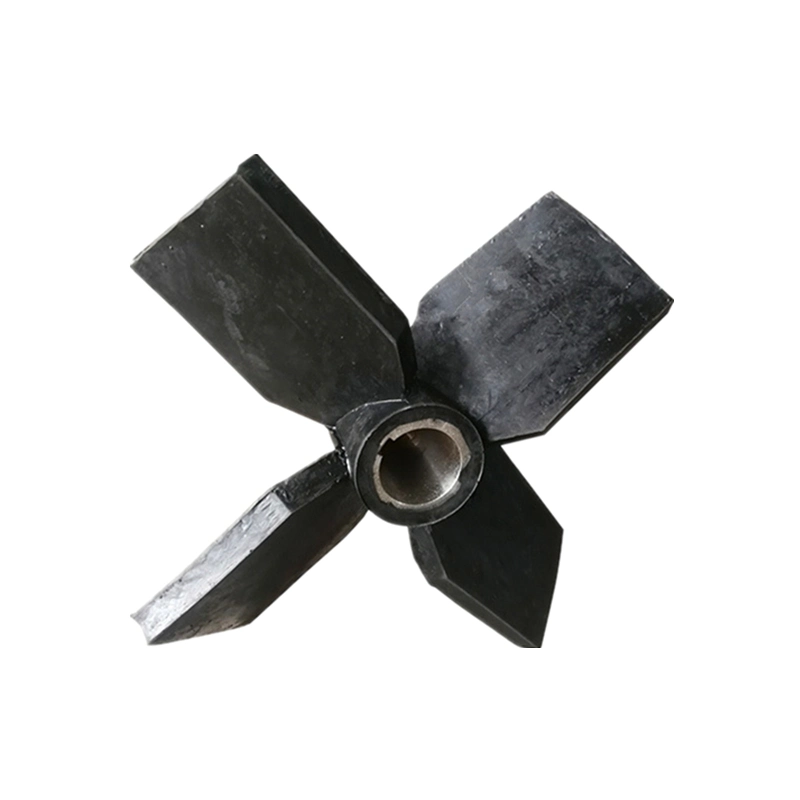 Durable Molded Custom Rubber Impeller for Mixing Drum