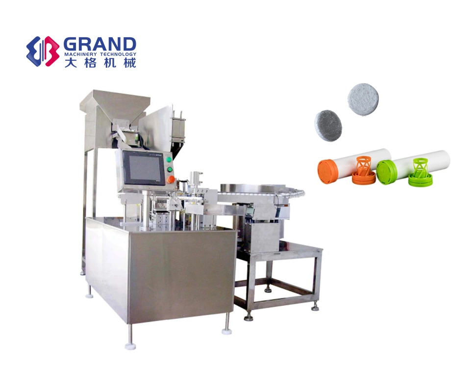 Straight Bottle Effervescent Tablets Counting Packing Tube Filling Machine New Product 2020 Provided Pharmaceutical Automatic