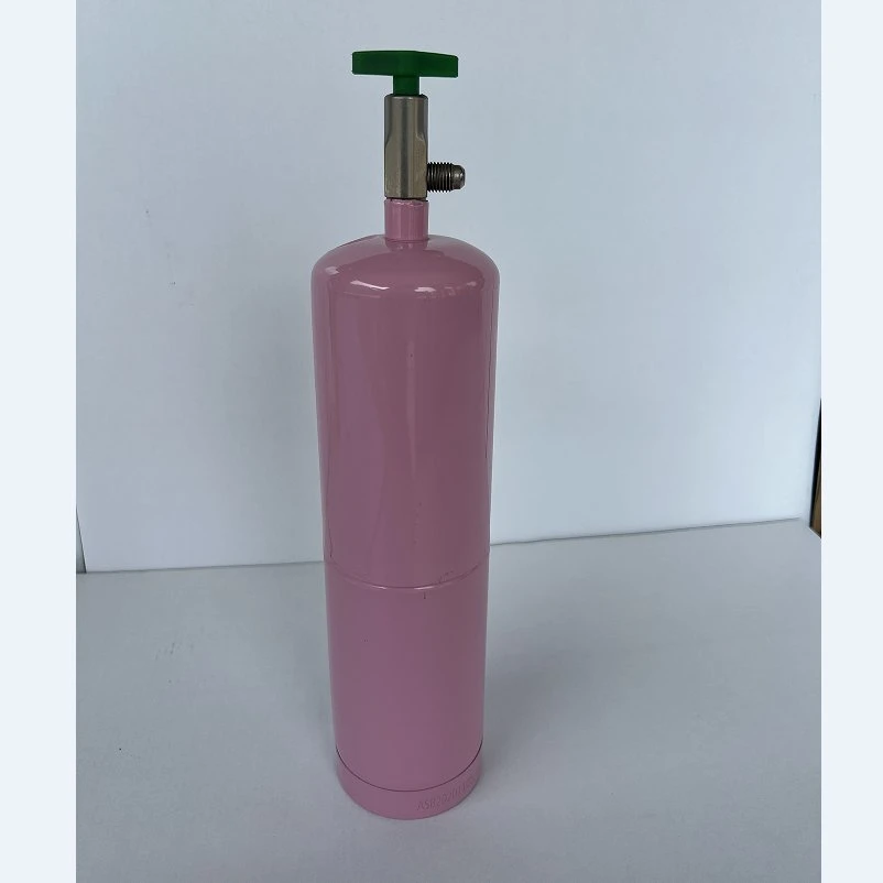 Stainless Steel 1L Disposable Gas Cylinder with Refrigerant 99.93% Purity at Direct Factory Price