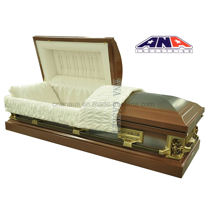 Us Style 18 Ga Steel Pieta Funeral Metal Casket