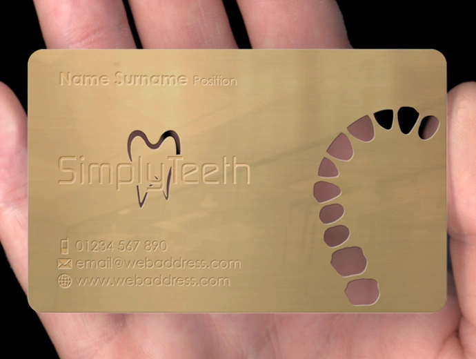 Metal Etched Business Card VIP Card Name Card