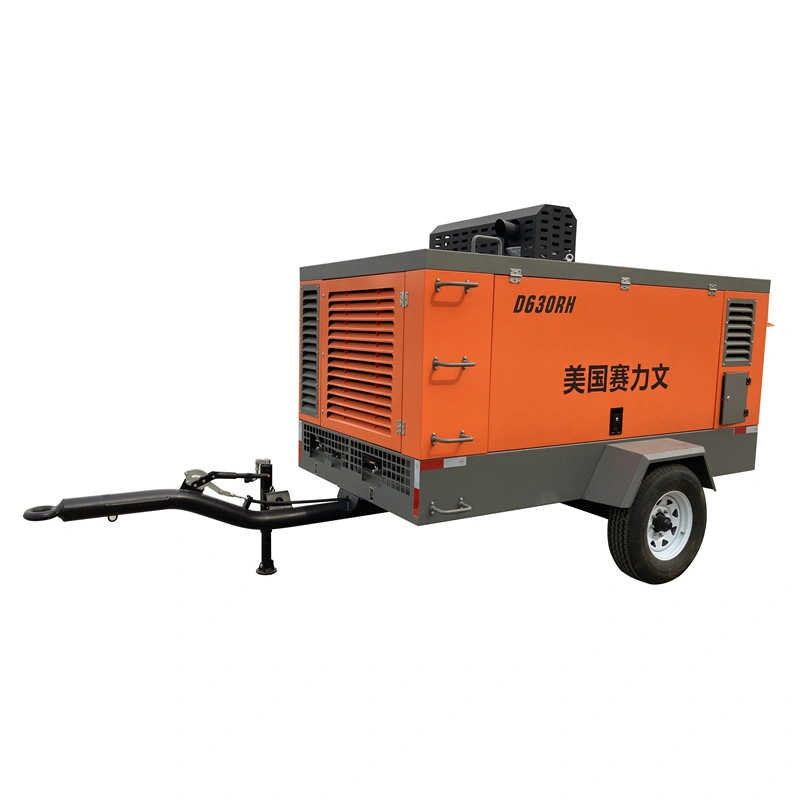 18 Bar Industrial Mining Portable Mobile Screw Diesel Air Compressor