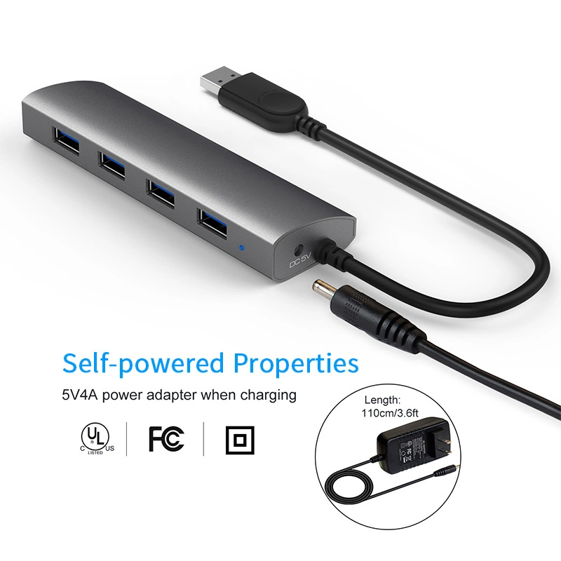 Superspeed USB-a 3.0 4-Port Hub