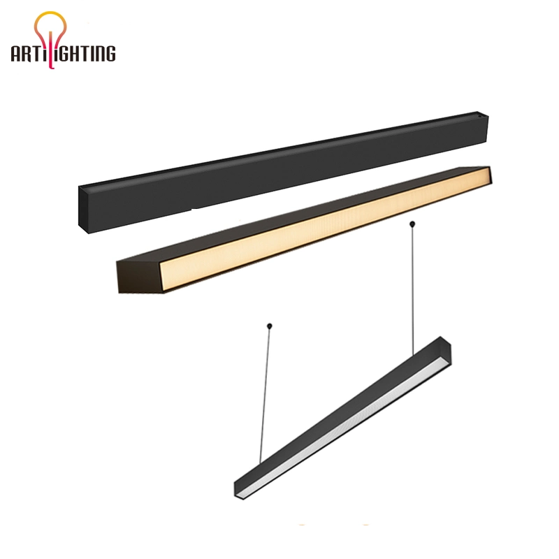 Escritório personalizados recordações da retaguarda 80W 2400mm 8 pés para cima e Para baixo acende 4ft 36W Linear LED de iluminação com o tipo de suspensão 100-277V