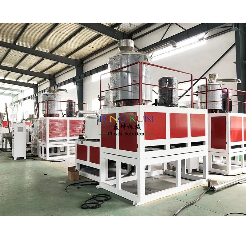 Fully Automatic Plastic Heating Cooling Mixer SRL-Z300/600 High Speed PVC Raw Materials Hot Cold Mixing Machine Units