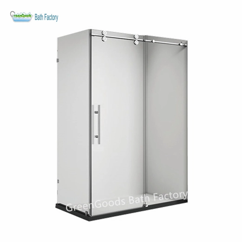 CE Hot Selling Best Price Russian Bathroom Fashion Acrylic Standing Tempered Glass Shower Rooms