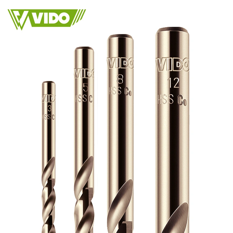 La vido 3mm M35 4341 DIN338 de la Chine Vente en gros outils (1/16"-1/2") 29pcs professionnel métal HSS pouces Foret de torsion fixé pour le forage