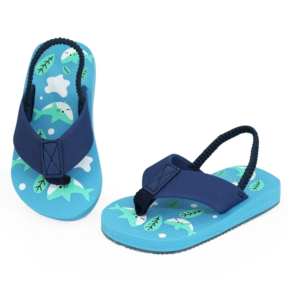 Nuevo portátil Flip-Flops para viajar a los niños para los niños Flip-Flops sandalias de playa para bebés