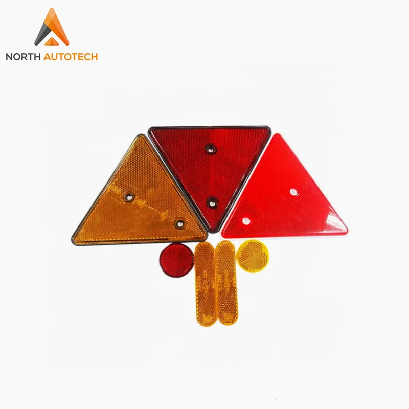 Plastic Triangle Reflective Retro Reflector Roadway Safety Reflector Truck Reflectors