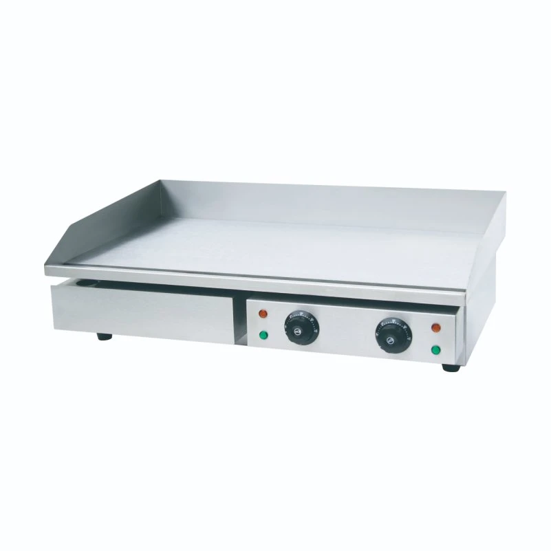 Half Grooved Counter Top Electric Griddle for Steak