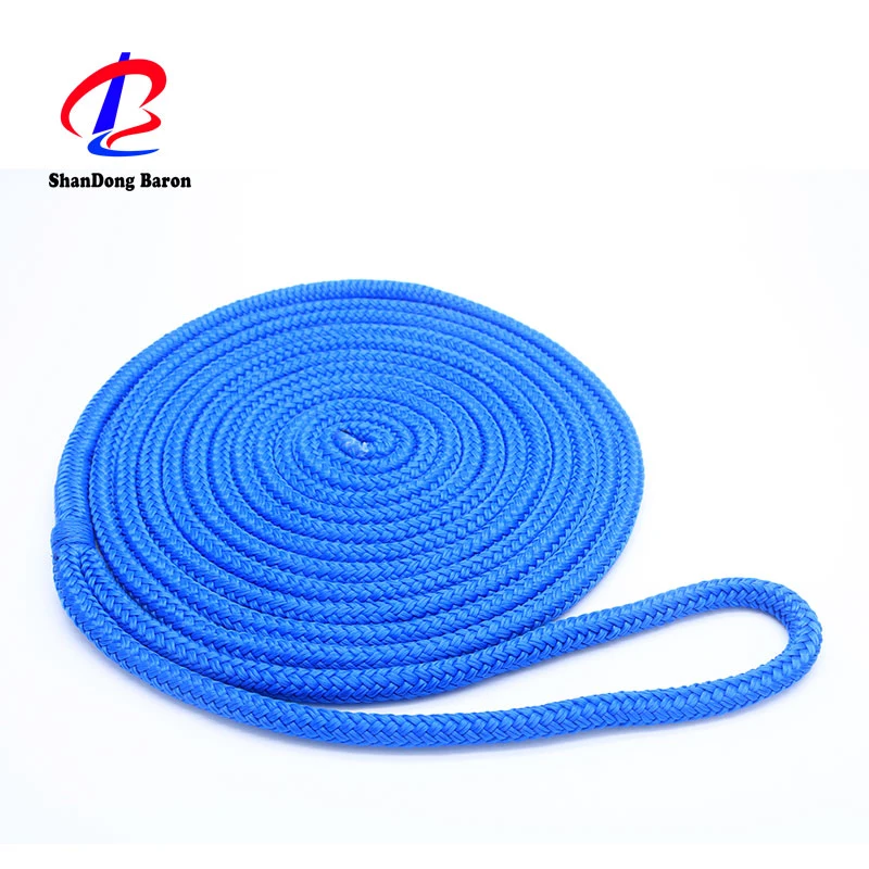 3/8"X6′ 100% Premium Doble Nylon trenzado de cuerda de guardabarros para el embalaje Home Decorating, tracción, línea de muelle.