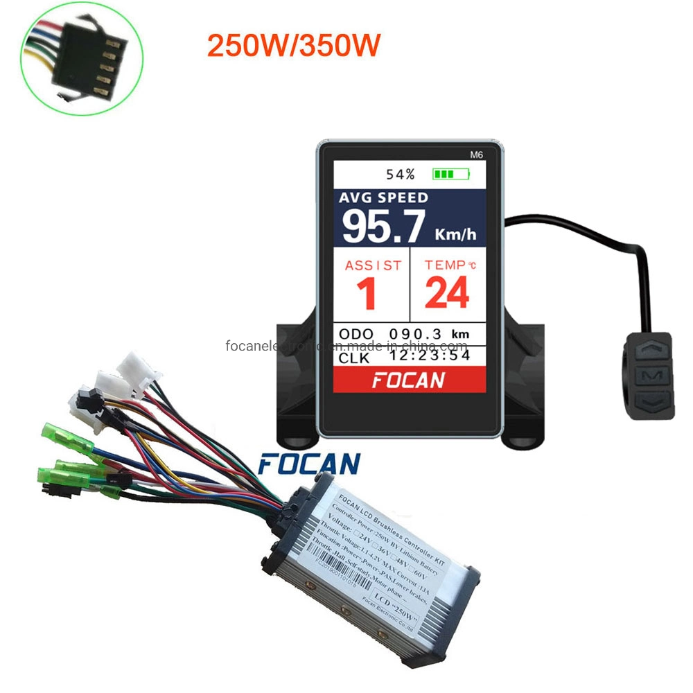 E-Bike Scooter BLDC Motor Brushless Controller 250W 350W 500W 1000W 24V 36V 48V