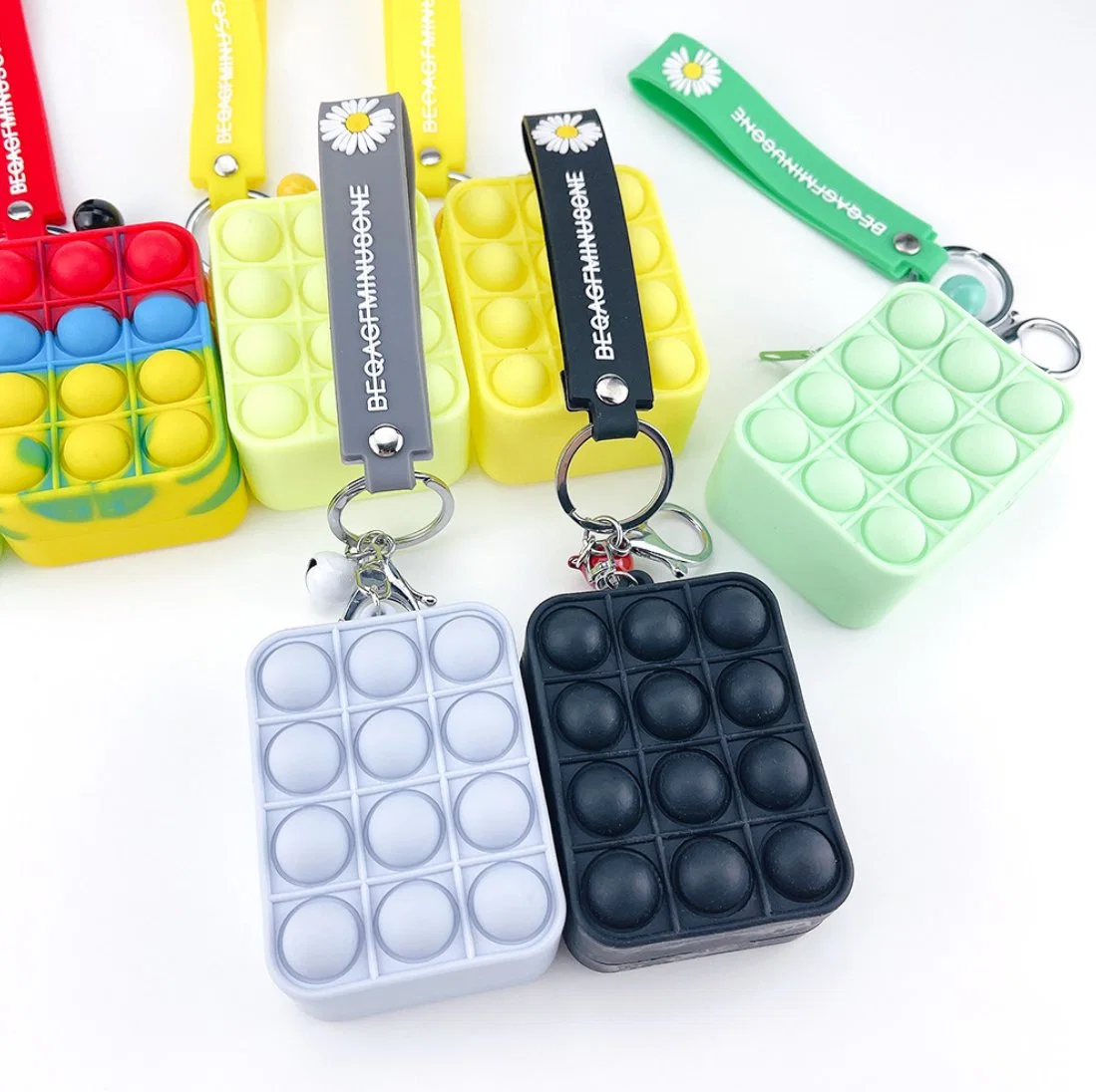 Pop-Brinquedos Figet Coin Bolsas Mini em silicone macio Wallet Bags Filhos de brinquedo