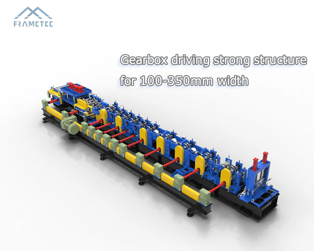 Cold-Formed Steel Roll Former C Z Purlin Roll Forming Machine