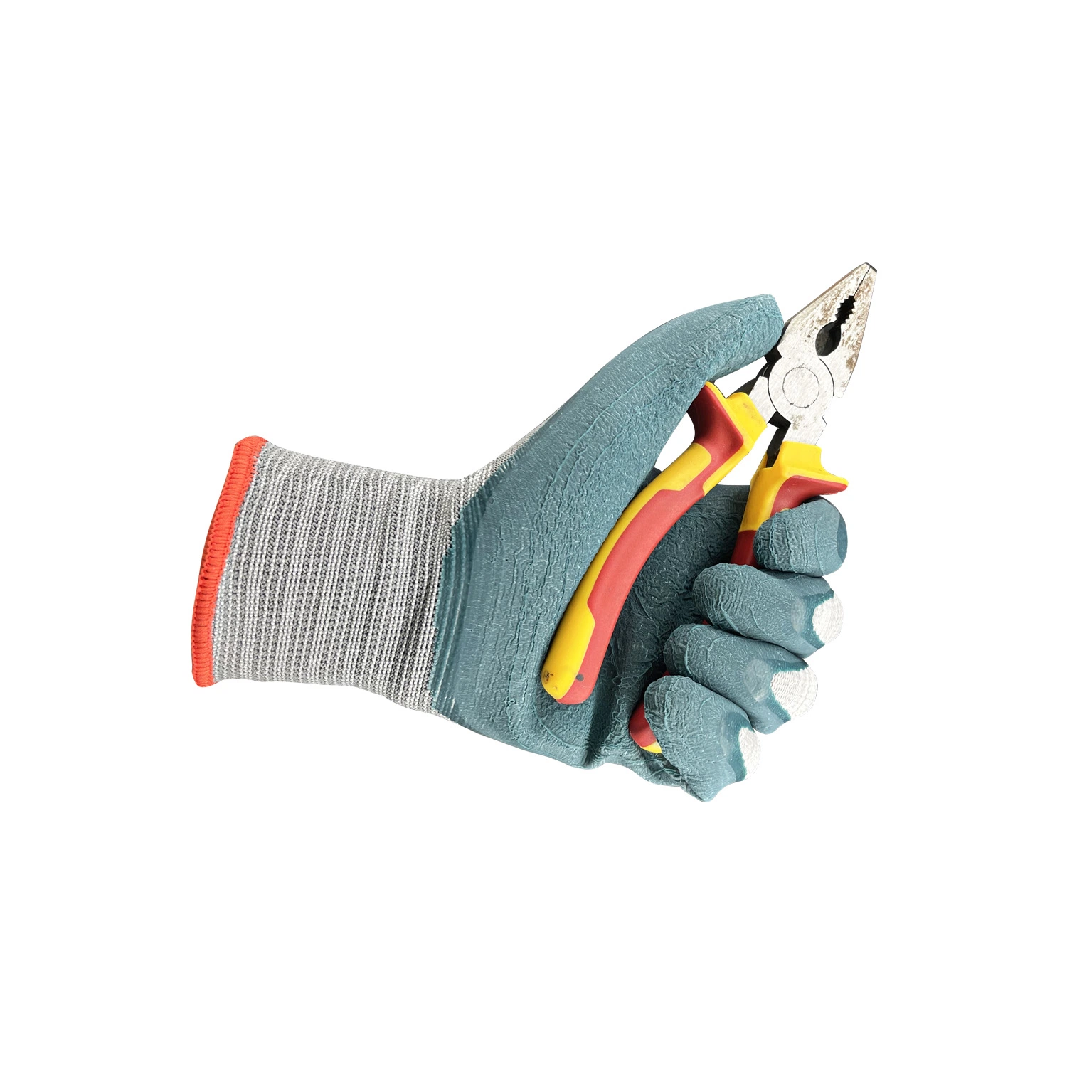 Factory Custom Latex Foam Coated Knit Safety Gloves Garden Work Gloves