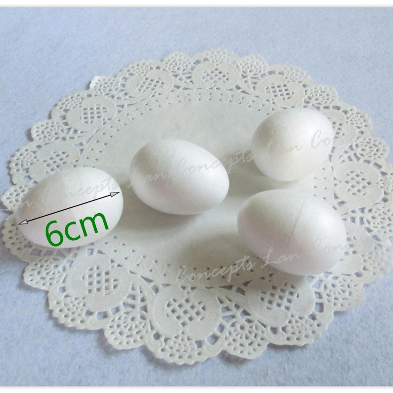 4cm Craft Styrofoam Easter Egg DIY Foam Egg for Holiday Party Decoration Easter Ornament