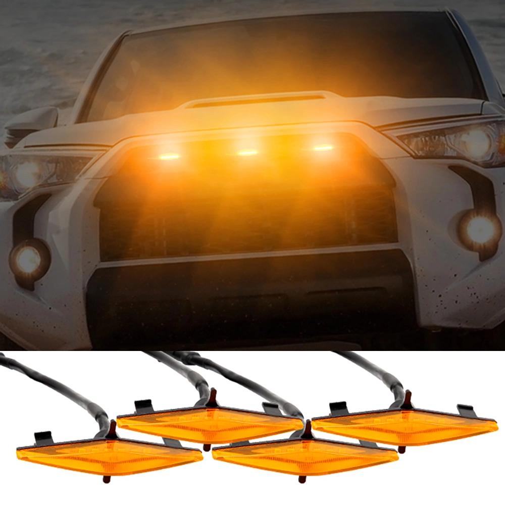 Haizg Factory Supply LED Small Yellow Light Front Grille Light