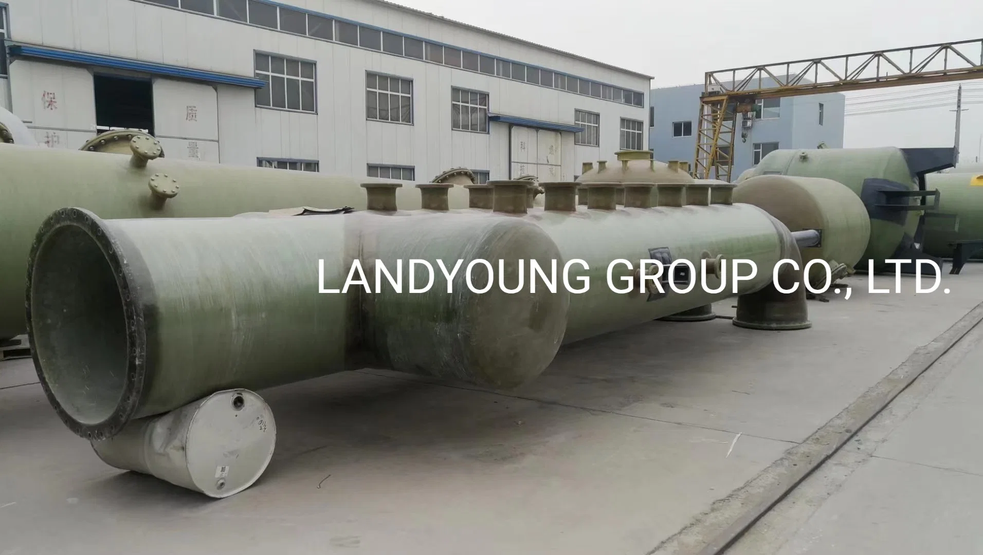 High Quality FRP Fgd System Piping Fiber Glass Reinforced Plastic Pipe