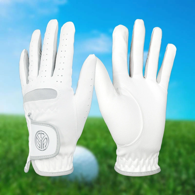 Golf Gloves Men&prime; S Super Fiber Cloth Breathable Wear-Resistant Golf Gloves Can Only Be Customized Logo