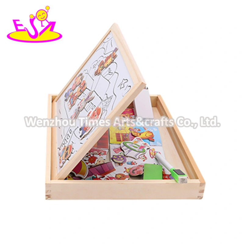 Portátil de madera de colores más populares de la mesa de dibujo para niños W12b133