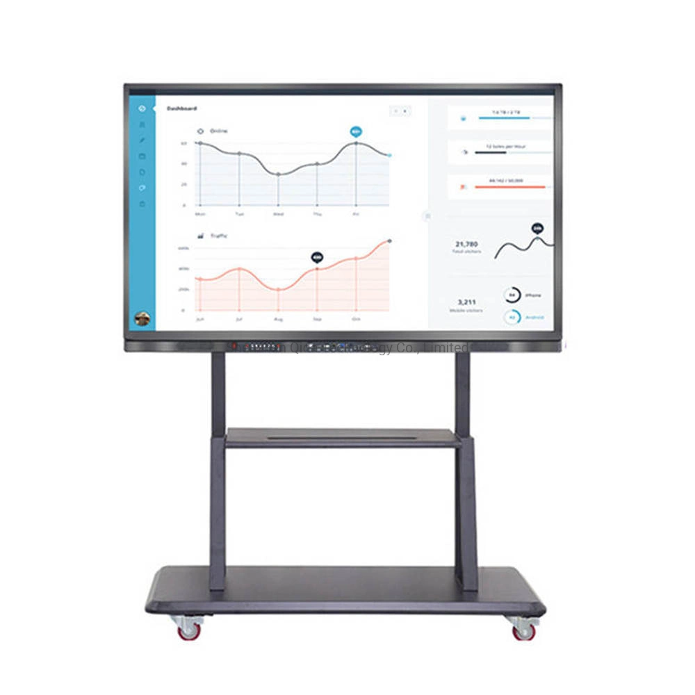 75' Interactive Flat Panel 4K LED Touch Screen