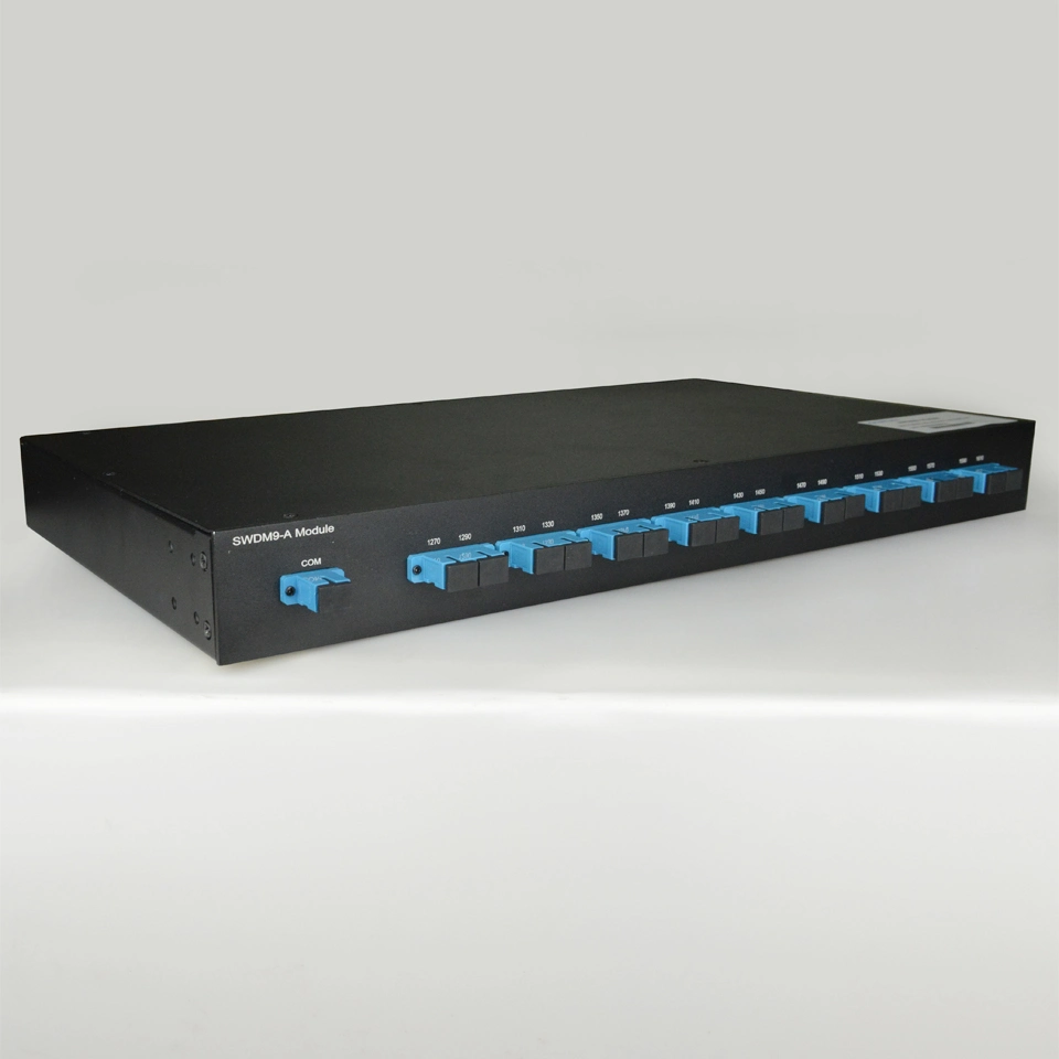 1u Rack Mount 4X CATV Gpon FTTH Wdm Passive Optical Module with 16 Ports Sc/APC