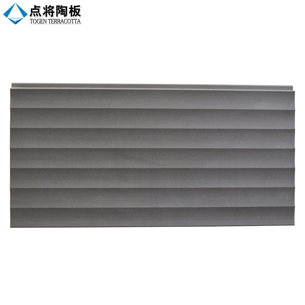 Togen External Wall Tile Lightweight Ceramic Terracotta Facade Clading Panel for Ventilated Facade System