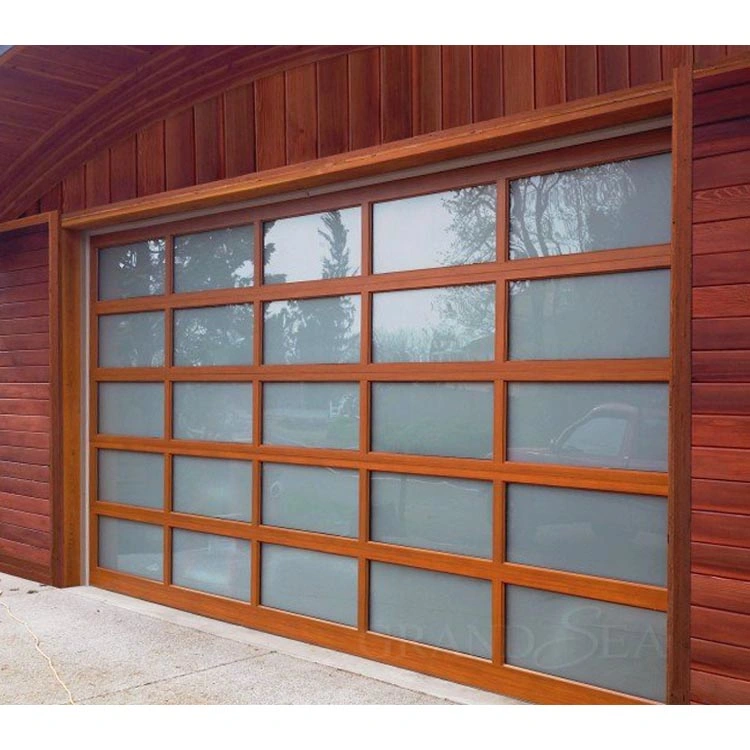 Combined Solid Wood High Insulation Garage Door Anti-Theft Performance Electric Garage Door